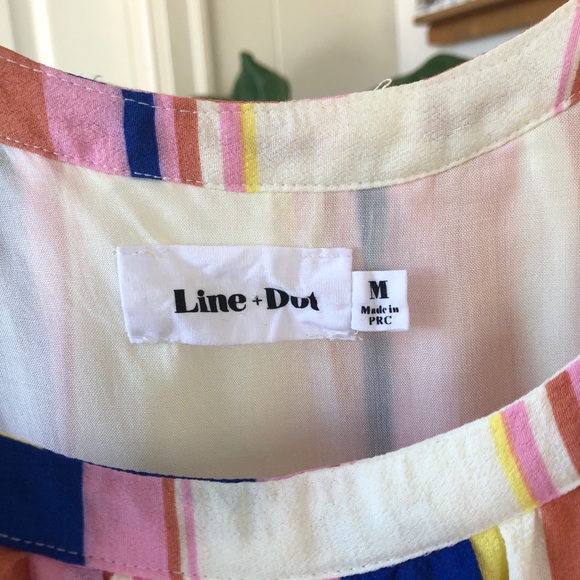 Line & Dot Revolve Striped Blitzer Tank Medium - Picture 8 of 8